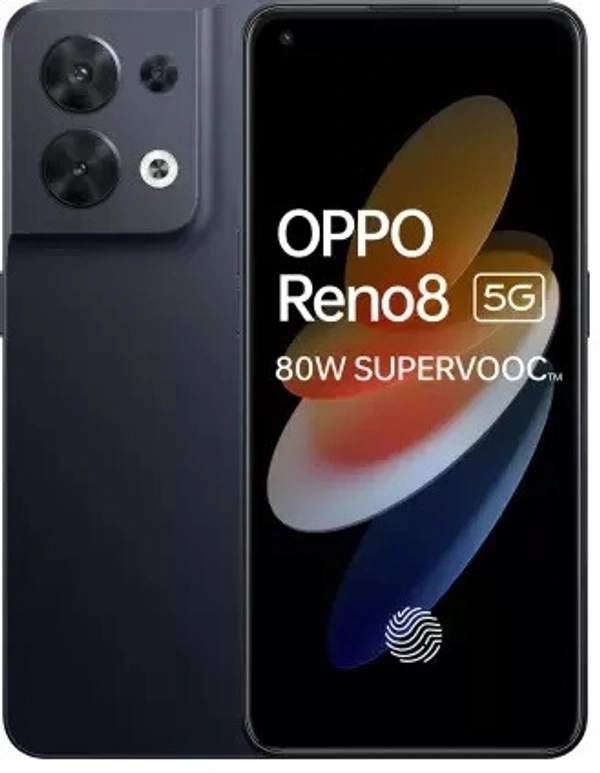 OPPO Reno8 5G (Shimmer Black, 128 GB)  (8 GB RAM) - Shimmer Black, 128GB, 8GB