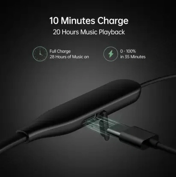 OPPO Enco M32 Bluetooth Headset  (Black, In the Ear) - Black