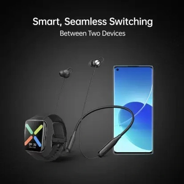 OPPO Enco M32 Bluetooth Headset  (Black, In the Ear) - Black