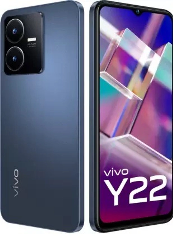 vivo Y22 (Starlit Blue, 128 GB)  (6 GB RAM) - Starlit Blue, 128gb, 6gb