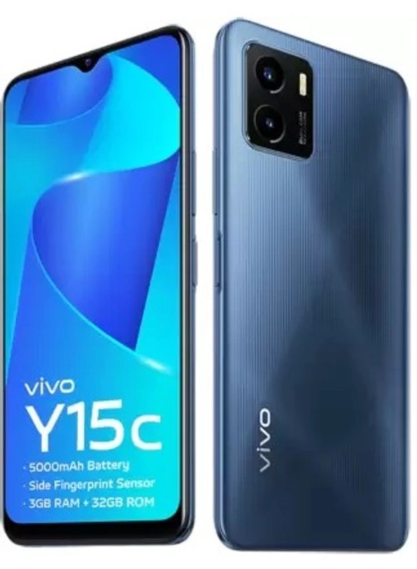 VIVO vivo Y15c (Mystic Blue, 32 GB)  (3 GB RAM) - Mystic Blue, 32GB, 3GB