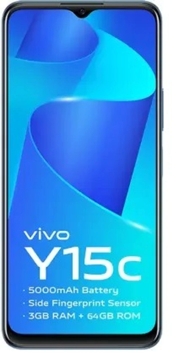 VIVO vivo Y15c (Mystic Blue, 64 GB)  (3 GB RAM) - Mystic Blue, 64GB, 3GB