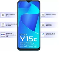 VIVO vivo Y15c (Mystic Blue, 64 GB)  (3 GB RAM) - Mystic Blue, 64GB, 3GB