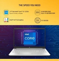 HP 15s Intel Core i5 12th Gen - (16 GB/512 GB SSD/Windows 11 Home) 15s-fq5112TU Thin and Light Laptop  (15.6 inch, Jet Black, 1.69 Kg, With MS Office) - Silver Chalice, 512GB SSD, 16GB, 15.6, 1.69 KG