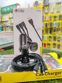 U&I 2.4A Output CAR CHARGER UICC-4149 - Black
