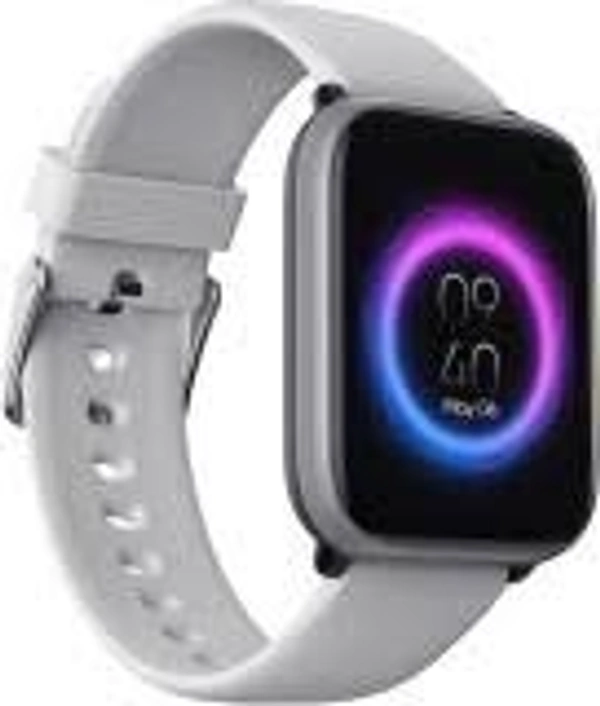 realme DIZO Watch D 1.8 inch Dynamic display with 550nits brightness (by realme techLife)  (Classic Black Strap, Free Size) - Black
