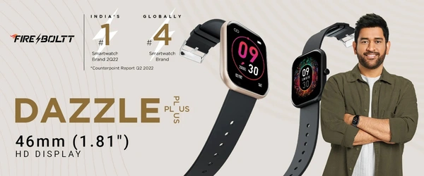 Firebolt Smart watch firebolt Dazzle Plus - White