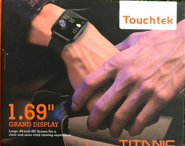 touchtek Touchtek Titanic Smart watch - Black