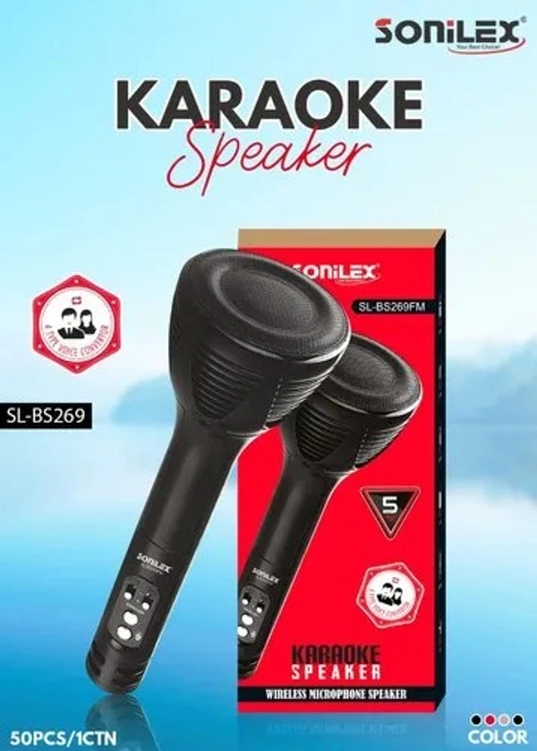 Report      favorite_border 0 Sonilex Karaoke Mic SL-BS269FM - READ