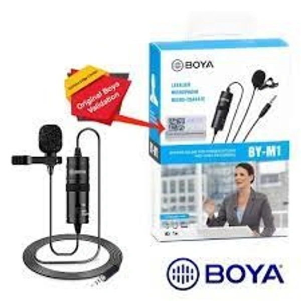 BOYA Boya By-M1 Omni Directional Lavalier Microphone - BLACK