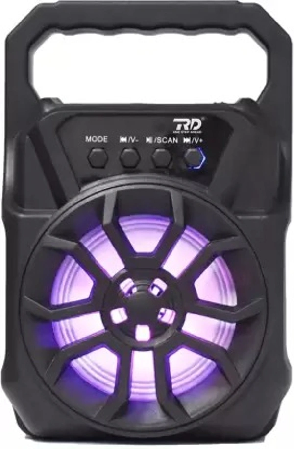 RD B-S12 5 W Bluetooth Speaker  (Black, Stereo Channel) - BLACK