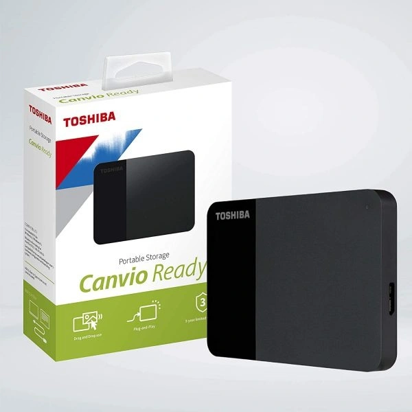 TOSHIBA Toshiba Canvio Ready 1TB Portable External HDD - BLACK