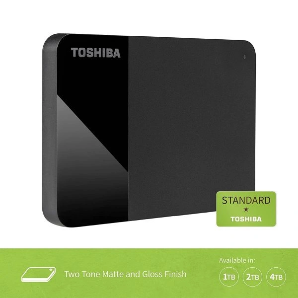 TOSHIBA Toshiba Canvio Ready 1TB Portable External HDD - BLACK