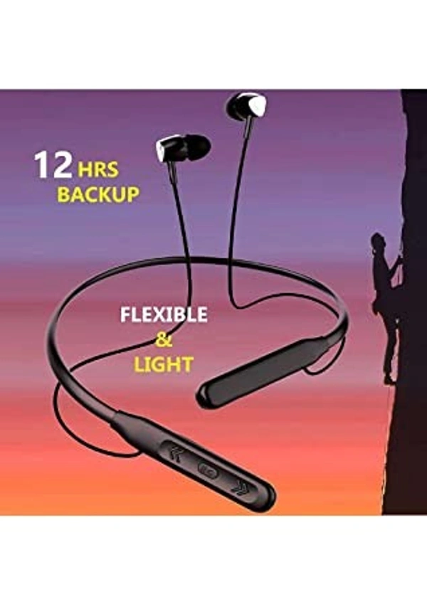 UIND U&i FIRE Series (12 Hour Playback Time) Wireless/Bluetooth in The Ear Headphone UiNB-4752 - BLACK