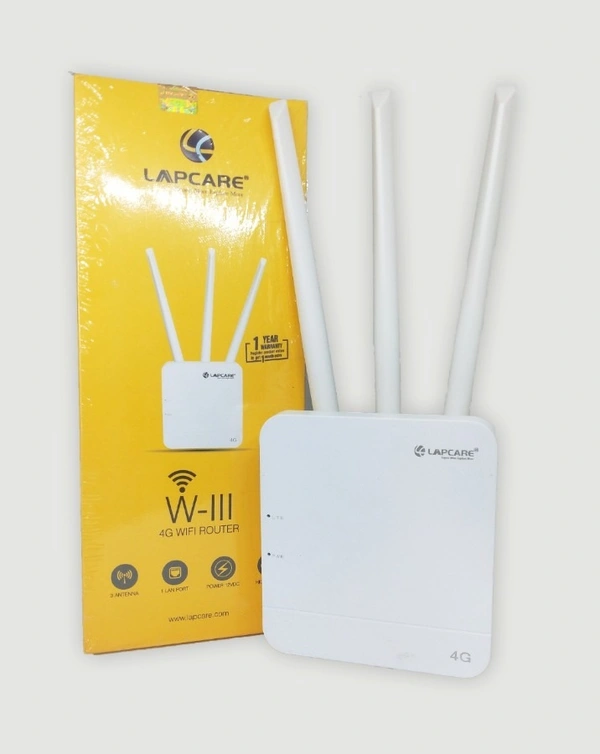 LAPCARE Lapcare 4G Wi-Fi Router - WHITE