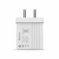 Smart Charger SC-224 Plus with USB Data Cable - WHITE