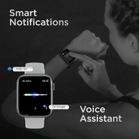 FIRE BOLTT  Fire-Boltt Fighter 1.8'' Bluetooth Calling Smartwatch, 118 sports modes, AI Voice Assistant Smartwatch  (Grey Strap, Free Size) - Pharlap