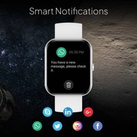fire boltt Fire-Boltt Terminator 1.99" Bluetooth Calling Smartwatch, Split Screen, AI Voice Assistant Smartwatch  (Pink Strap, Free Size)