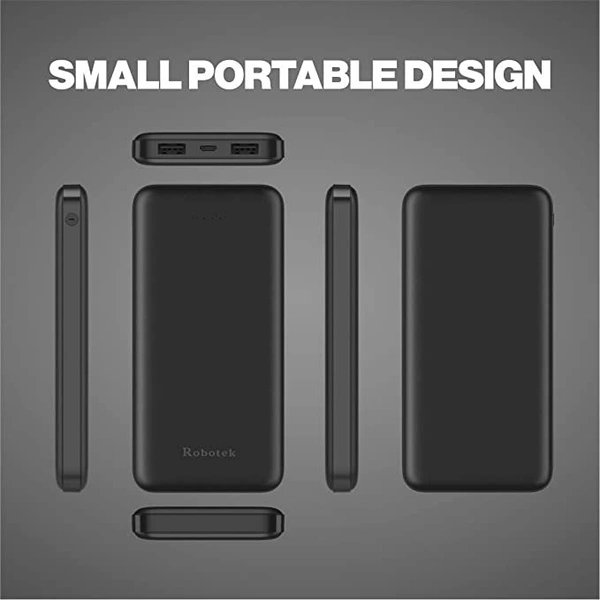 robotek Robotek S-10 10000 mAh 2.4Amp Power Bank - Black