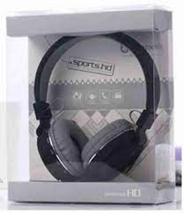 SH-12 Wireless/ Bluetooth Headphone With FM and SD Card?? Bluetooth Headset  (Black, On the Ear)