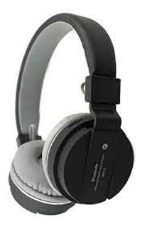 SH-12 Wireless/ Bluetooth Headphone With FM and SD Card?? Bluetooth Headset  (Black, On the Ear)