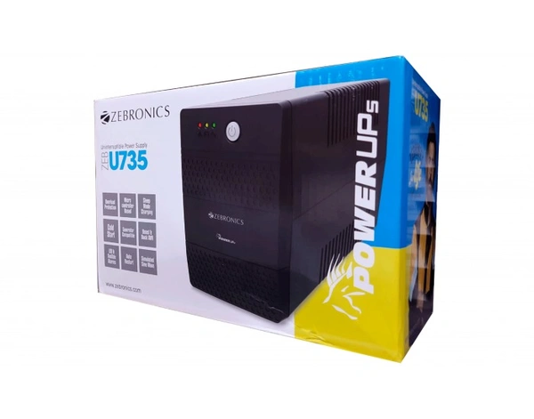 ZEBRONICS UPS 600VA ZEB U735 (2+1)