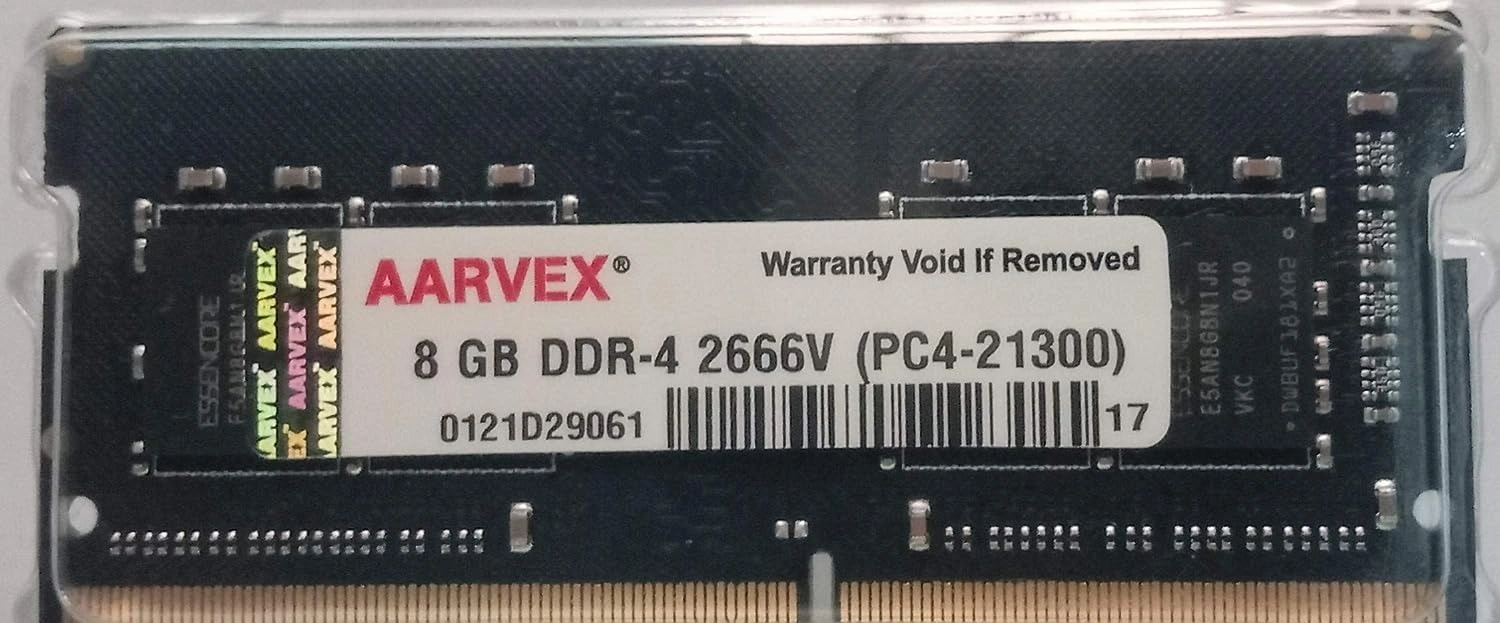 AARVEX DDR4 8GB 2666MHz Laptop RAM with Years Warranty