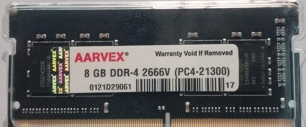 AARVEX DDR4 8GB 2666MHz Laptop RAM with 3 Years Warranty