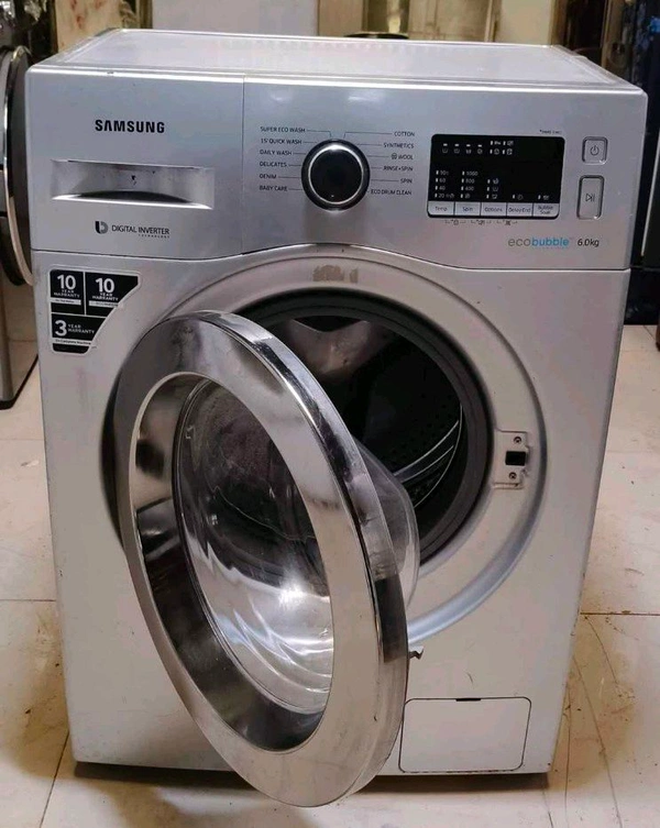 Samsung Digital Inverter Eco Bubble Front Load Washing Machine 6kg 