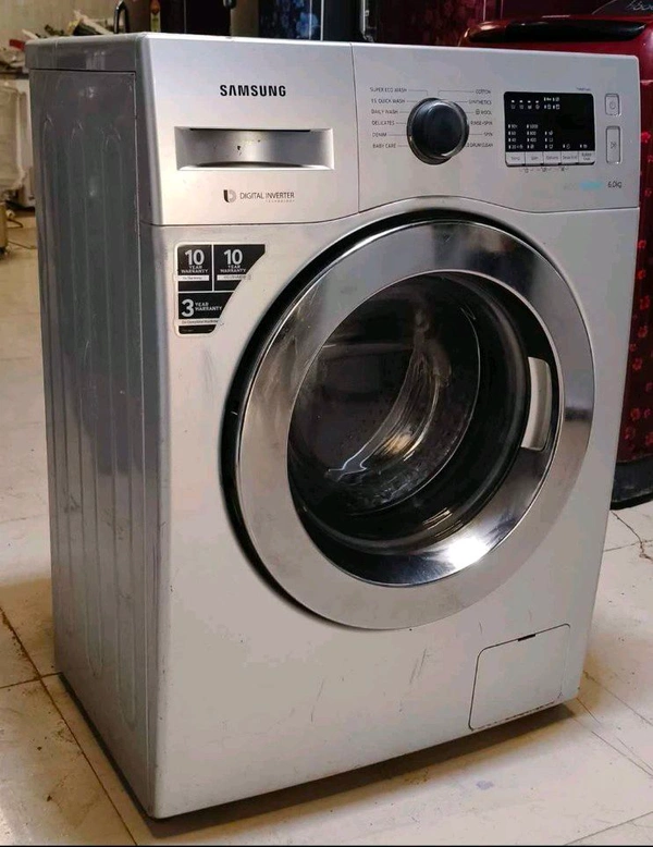 Samsung Digital Inverter Eco Bubble Front Load Washing Machine 6kg 