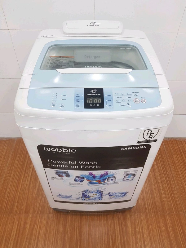 Samsung Top Load Washing Machine Woble Technology 6.5kg Diamond Drum 
