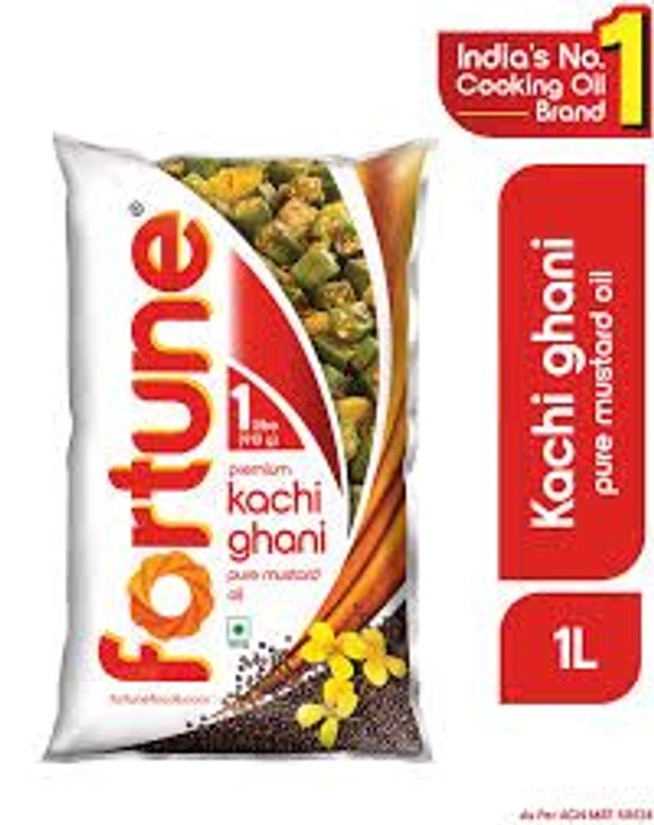 FORTUNE Premium KACHI GHANI MUSTURD OIL - 1l