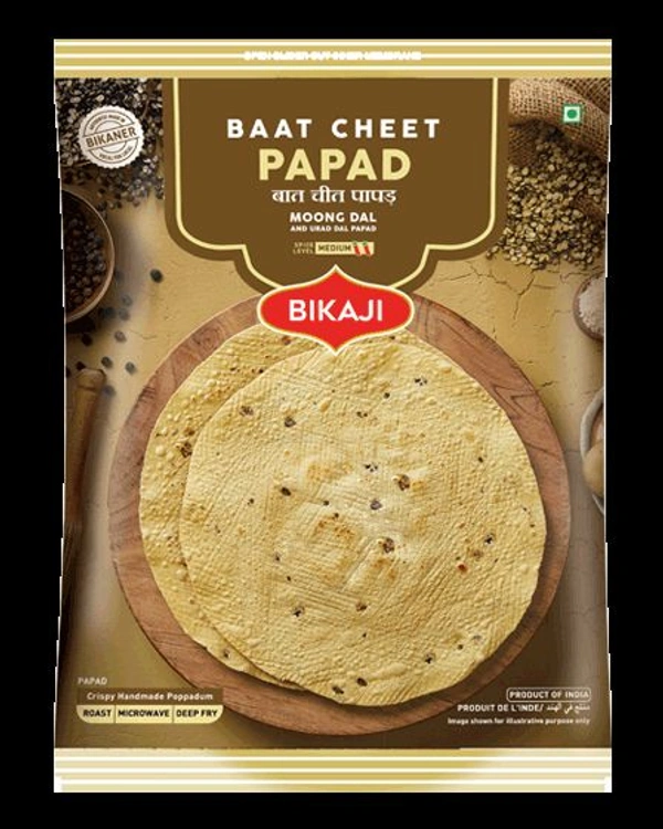 Bikaji Baat Cheet Papad - 250g