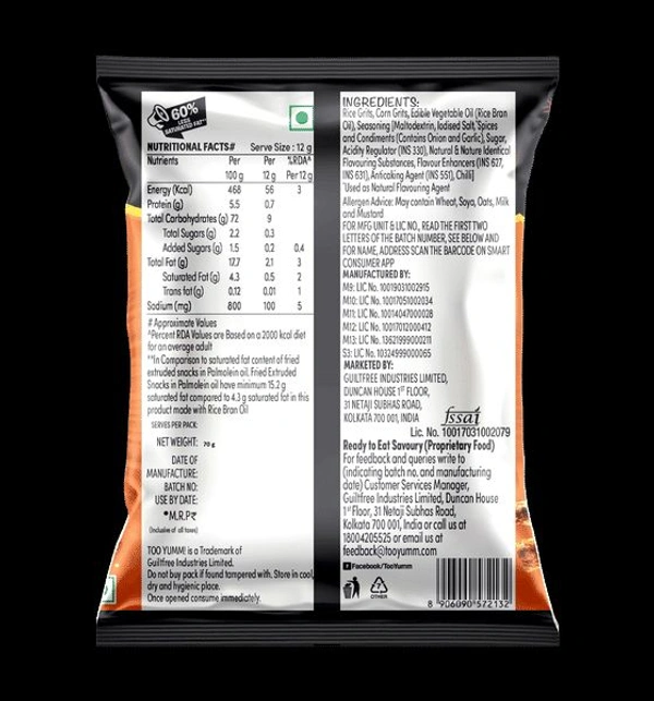 Too Yum Karare Munchy Masala  - 70g