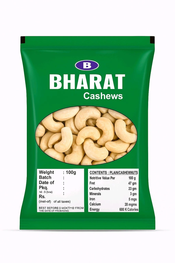Bharat CASHEWS (KAJU) - 100g