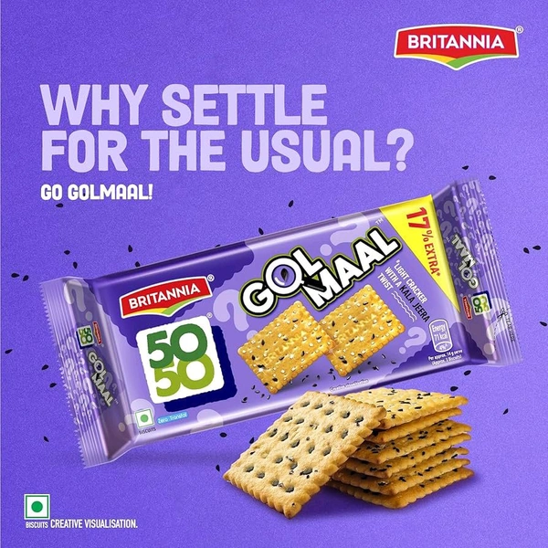 Britania 50-50 Gol Maal - 185g