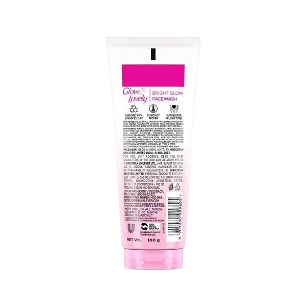 Fair & Lovely Glow & Lovely Face Wash - 100g