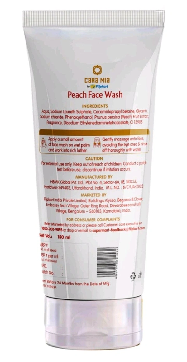 Ram Kirana  Peach Facewash  - 150ml