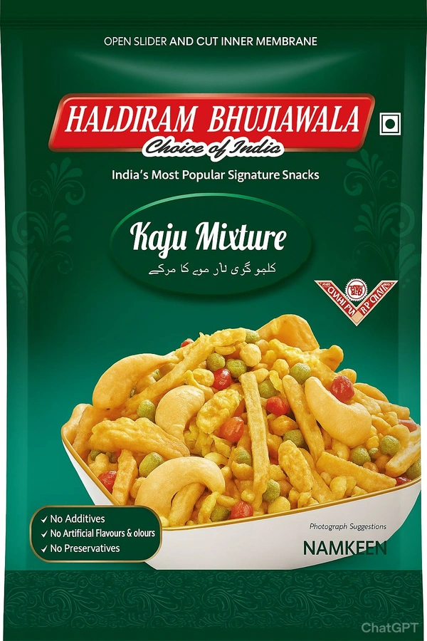 Haldiram Bhujiawala Kaju Mixture - 200g