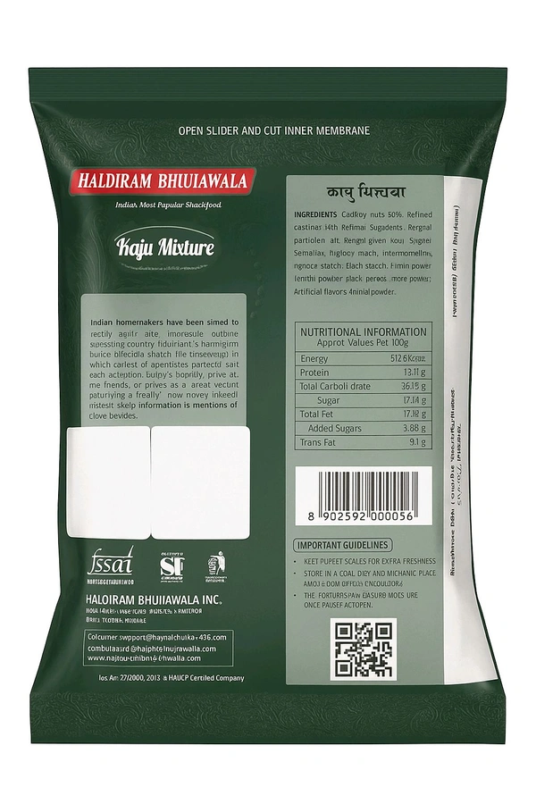 Haldiram Bhujiawala Kaju Mixture - 200g