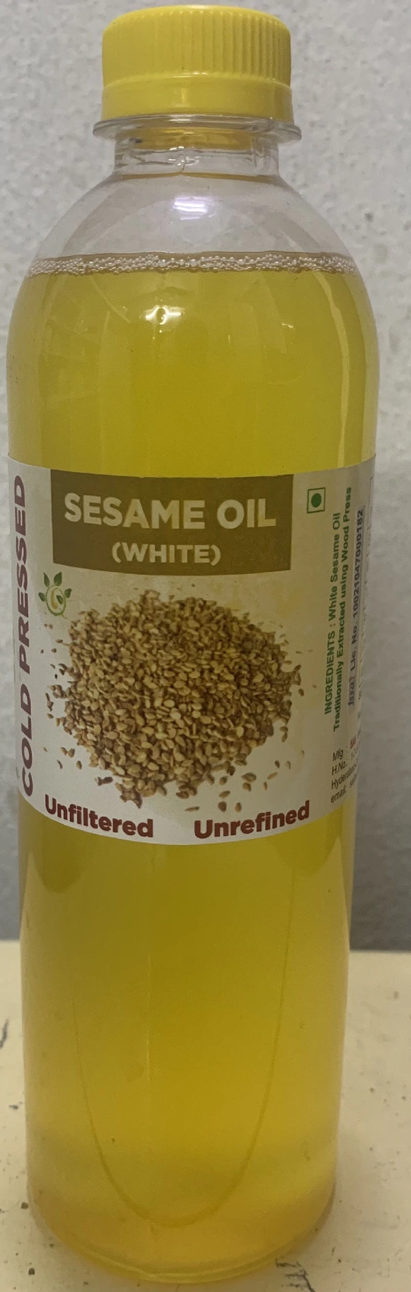 Tara Naturals  Sesame (White) Cold Pressed Oil 1 Liter