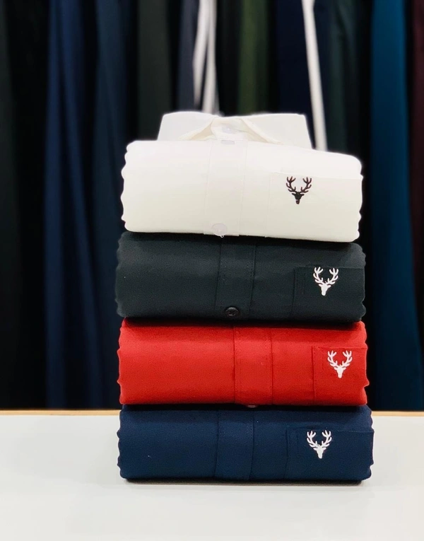 The Monkey House Allen Men's Plain Shirt Combo - Pack of 4 | Premium Cotton | Casual & Formal Wear - M-38