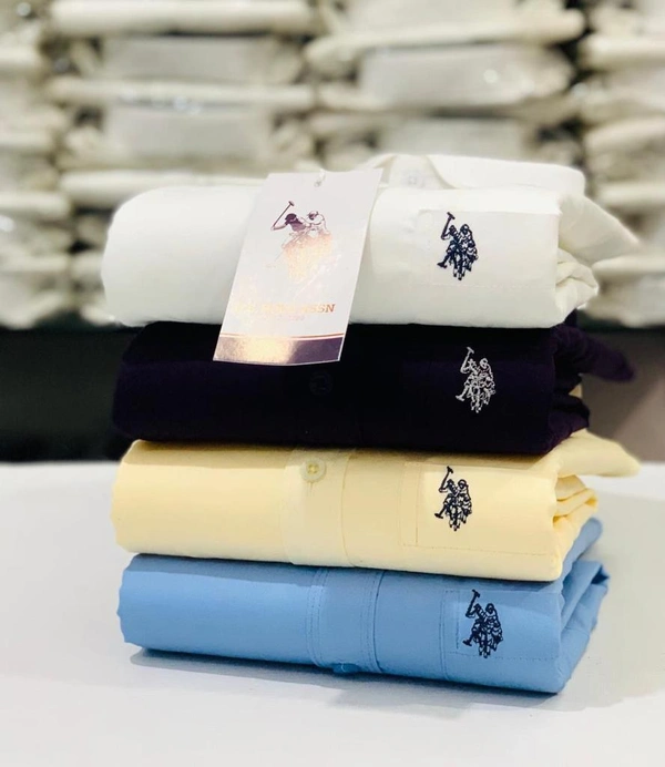 The Monkey House U.S  Men's Plain Shirt Combo - Pack of 4 | Premium Cotton | Casual & Formal Wear - XL-42