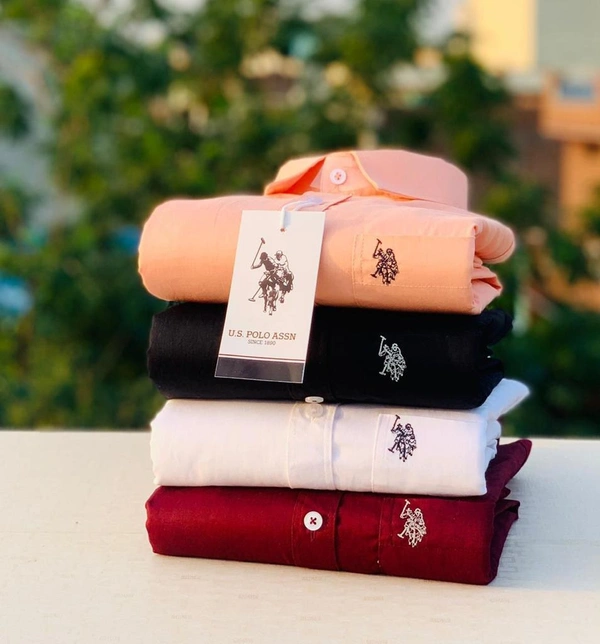 The Monkey House U.S  Men's Plain Shirt Combo - Pack of 4 | Premium Cotton | Casual & Formal Wear - M-38