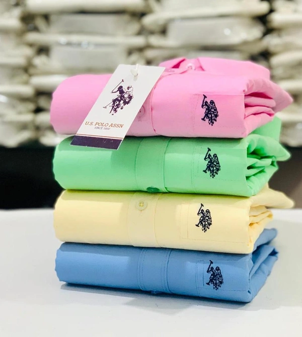 The Monkey House U.S  Men's Plain Shirt Combo - Pack of 4 | Premium Cotton | Casual & Formal Wear - M-38