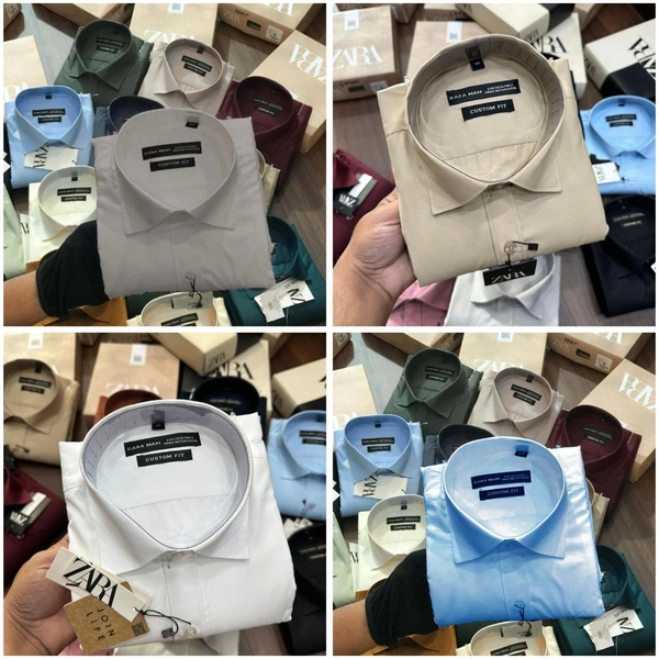 The Monkey House Zara Men's  Premium Shirt Combo - L- 40