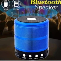 WS Portable Bluetooth Speaker - red  blue black , 5.1
