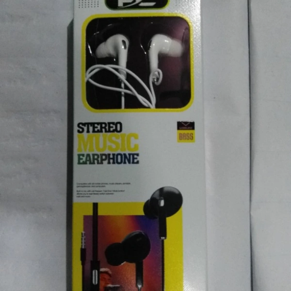 Future Cullular High( Quality 1+1=2pis)Big Bass Stereo Ear Phone 7 Days Return - white, medium