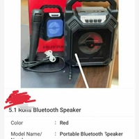 5.1rohs Bluetooth Speaker Big Quality Sound 7 Days Return - black , medium