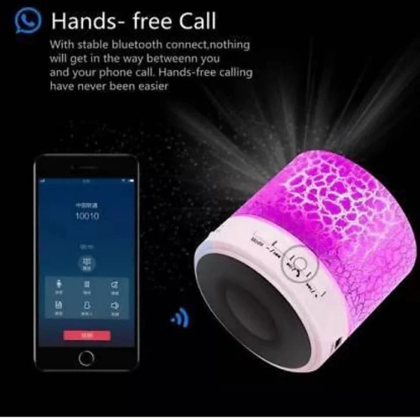 S10 Bluetooth Speaker 7 Day Return - medium, pink